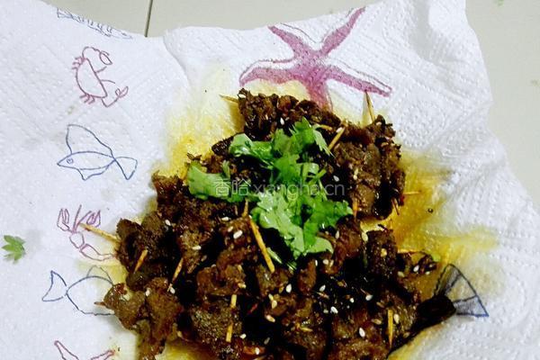 孜然牙签牛肉的做法图解6