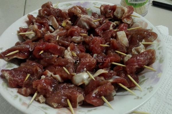 孜然牙签牛肉的做法图解3