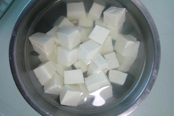 青菜豆腐的做法图解3