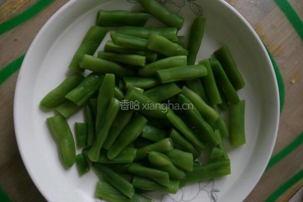 干煸芸豆的做法图解6