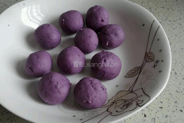 紫薯球的做法图解5
