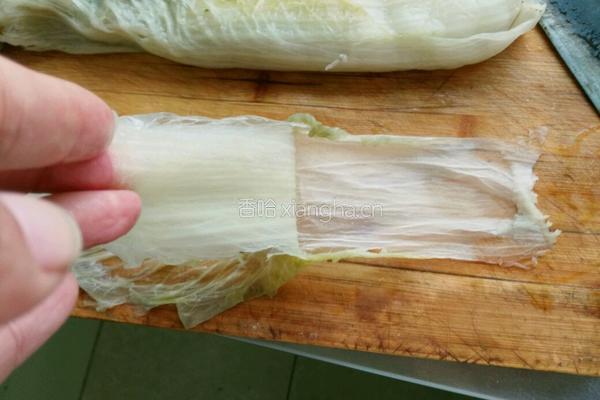 酸菜炒粉条的做法图解3