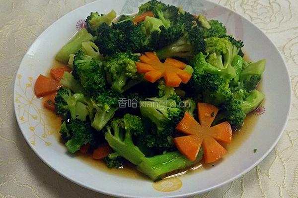 清炒西兰花的做法图解8