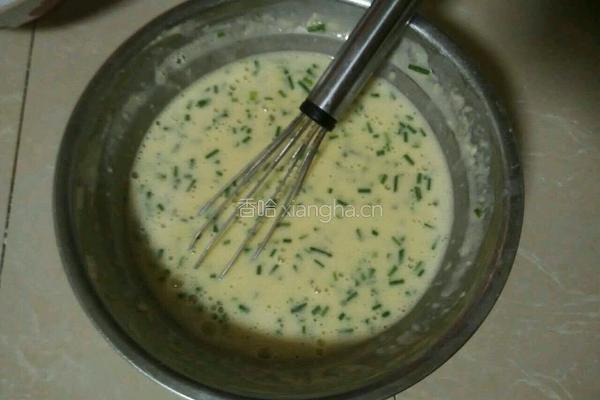 韩式鸡蛋葱花饼的做法图解5