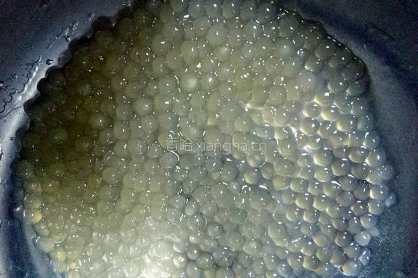 芒果牛奶西米露的做法图解5