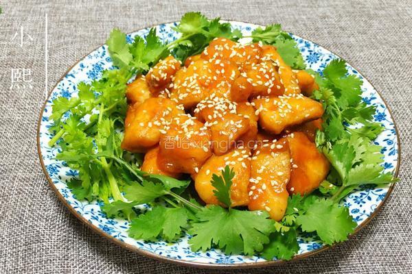 糖醋鱼块的做法图解12