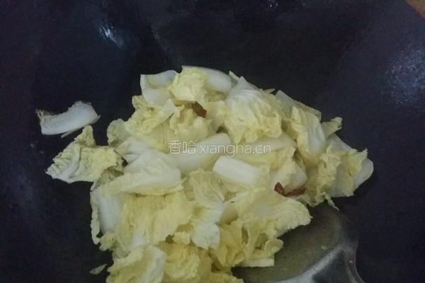 酸辣白菜的做法图解4
