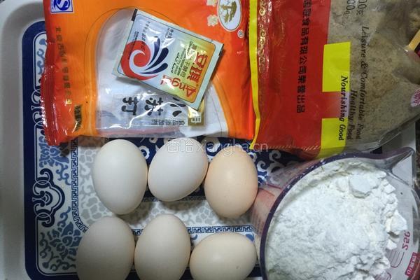 红豆马拉糕的做法图解1