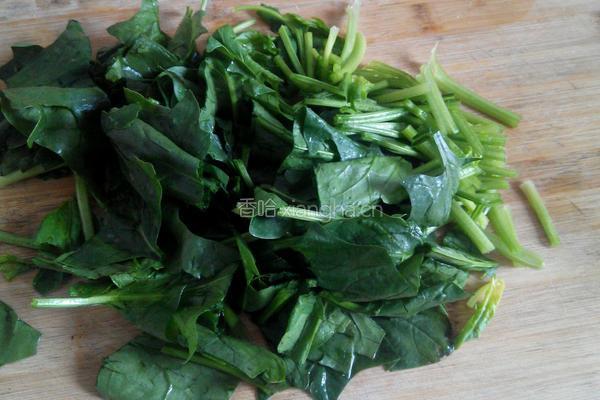 菠菜鸡蛋汤的做法图解1