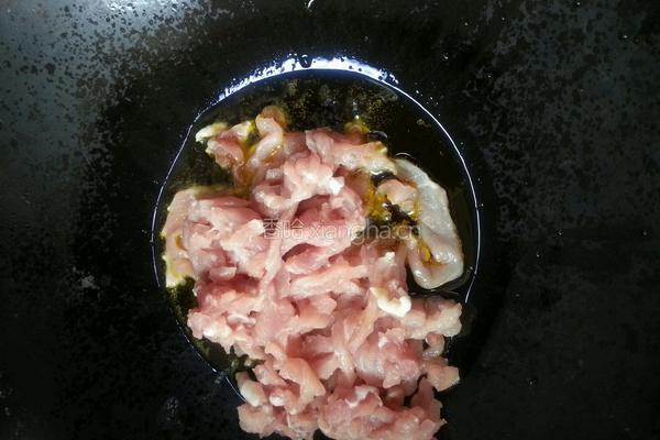 豆角炒肉丝的做法图解1