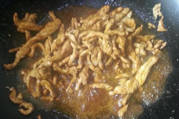 豆角炒肉丝的做法图解2