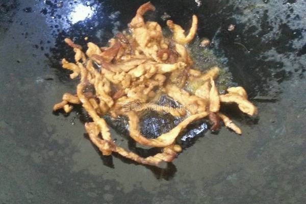 豆角炒肉丝的做法图解4