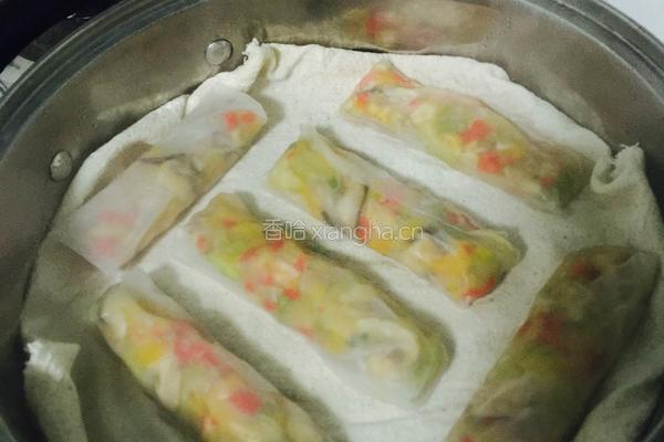 美美懒人春卷(非油炸)的做法图解6