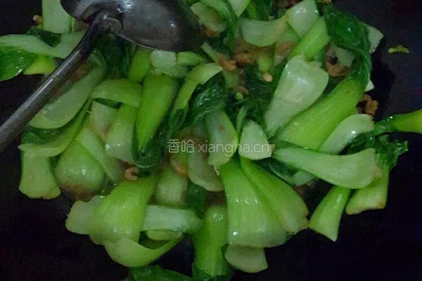 海米油菜的做法图解7