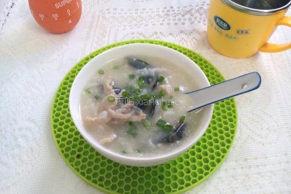 砂锅煲皮蛋瘦肉粥的做法图解7