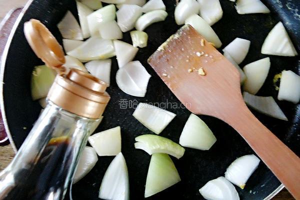 洋葱鸡蛋炒火腿的做法图解9