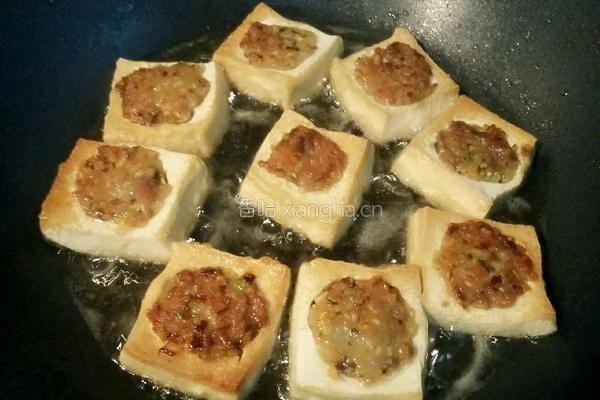 肉馅酿豆腐的做法图解13