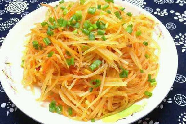素炒土豆胡萝卜丝的做法图解7