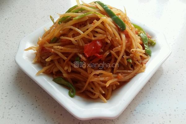 家常土豆丝的做法图解5