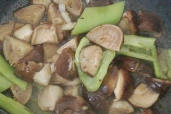 辣椒炒香菇的做法图解4