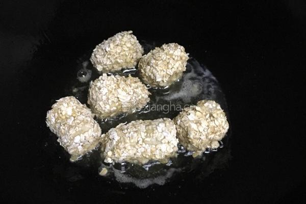 燕麦炸香蕉的做法图解7