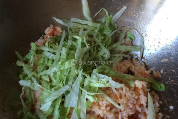 番茄炒饭的做法图解8