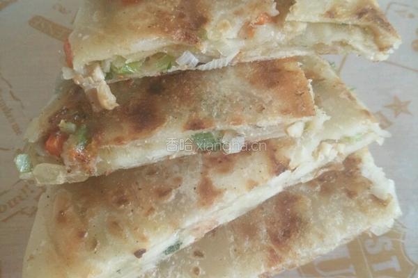 葱香卤肉千层饼的做法图解10