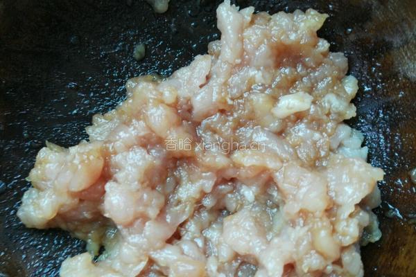 肉沫豌豆的做法图解3