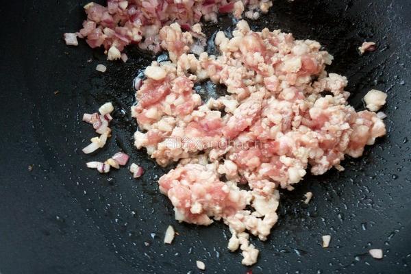 番茄肉末意大利面的做法图解6