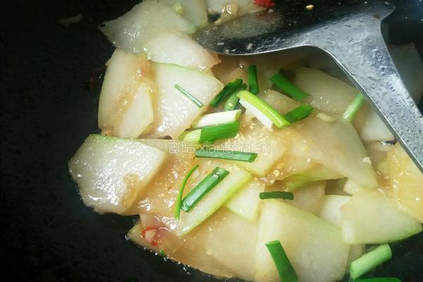 清炒冬瓜的做法图解6