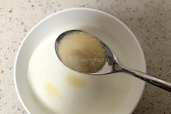 木瓜牛奶冻的做法图解2