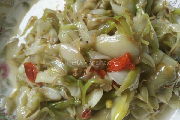 清炒栀子花的做法图解5