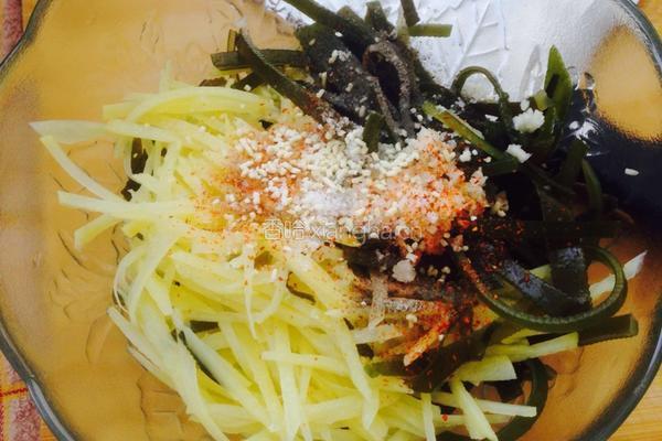 土豆拌海带丝的做法图解9