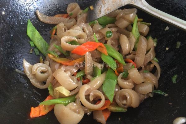 尖椒肉皮的做法图解6