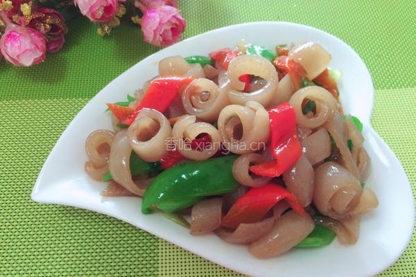 尖椒肉皮的做法图解7