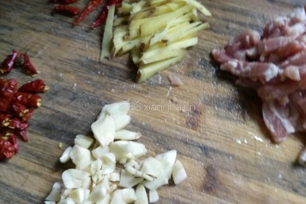 豆角炒肉丝的做法图解3