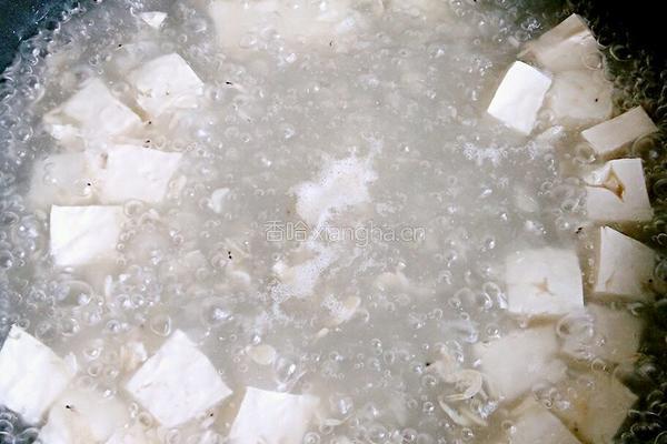 小白菜豆腐汤的做法图解6