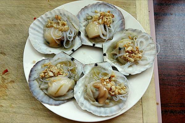 粉丝扇贝的做法图解5