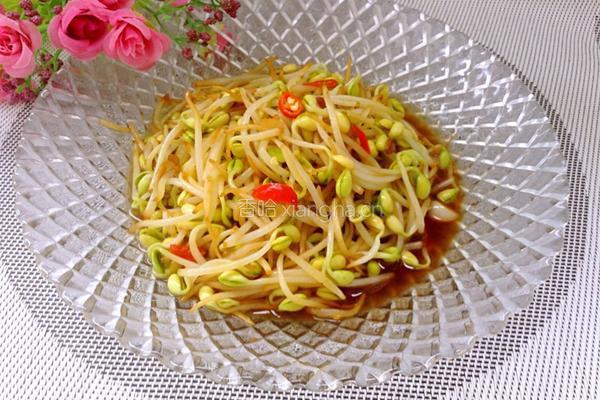 炒黄豆芽