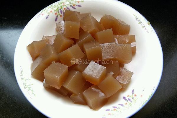 炒凉粉的做法图解2