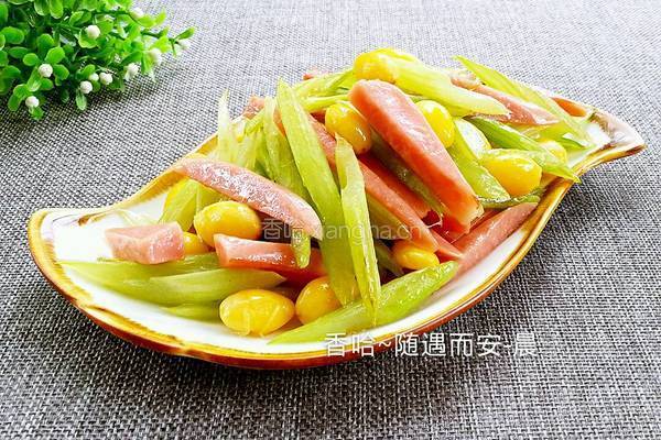 白果炒芹菜的做法图解14