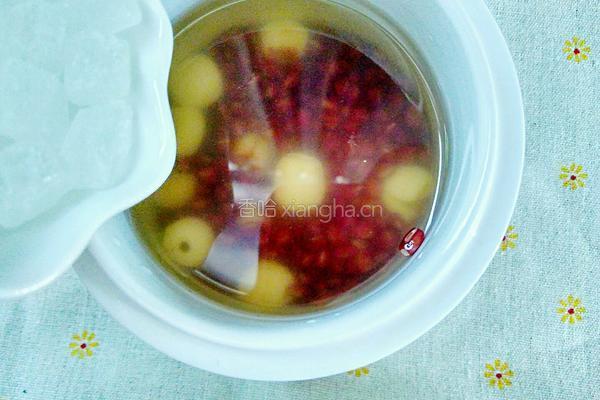 红豆莲子羹的做法图解5