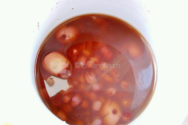 红豆莲子羹的做法图解7