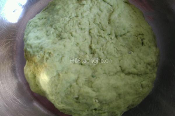 绿玫瑰花卷的做法图解7