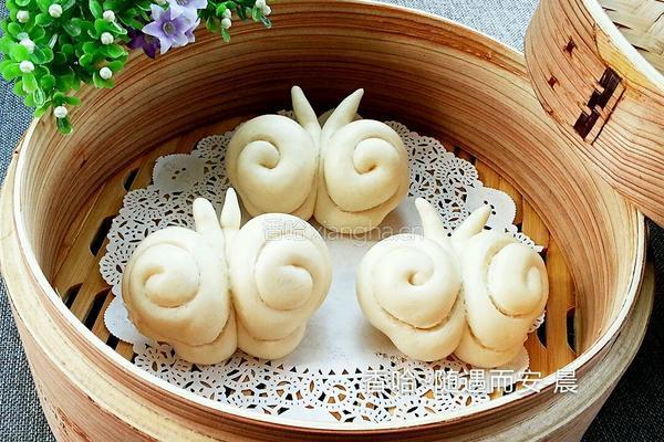 奶香蝴蝶馒头的做法图解17