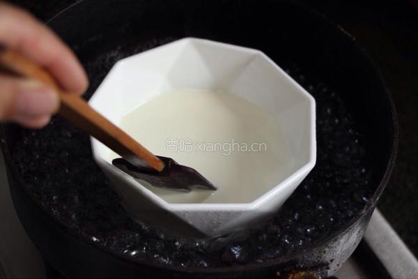 抹茶布丁的做法图解2