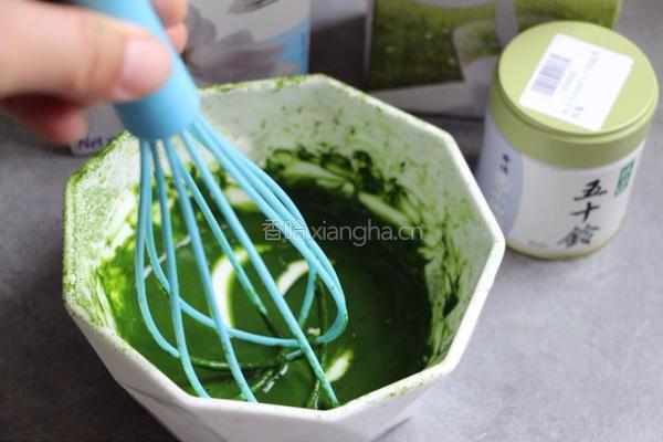 抹茶布丁的做法图解3
