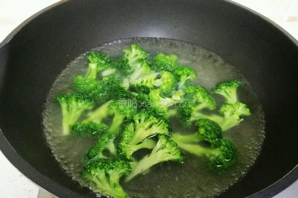 蒜蓉耗油西兰花的做法图解4