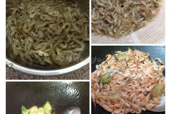 河虾炒韭菜的做法图解2