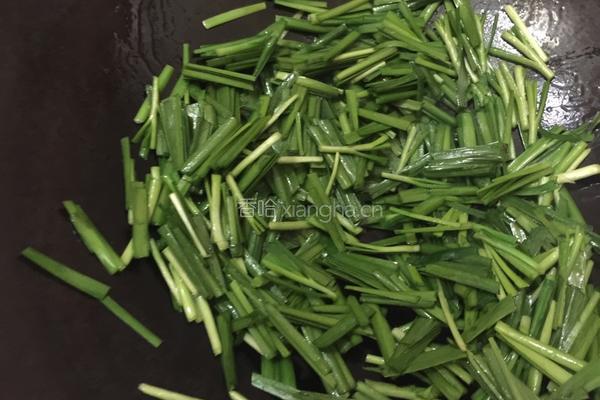 河虾炒韭菜的做法图解4